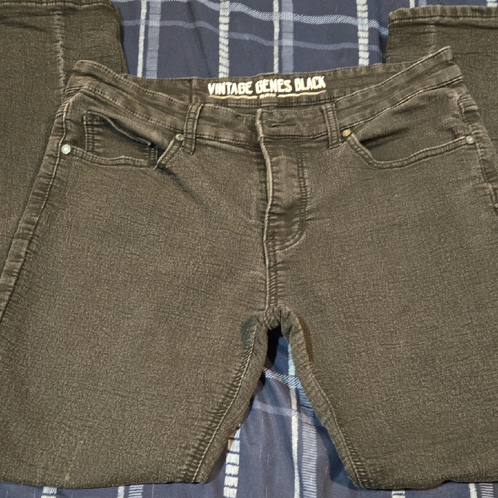 JGB Vintage Black Men's Skinny Jeans